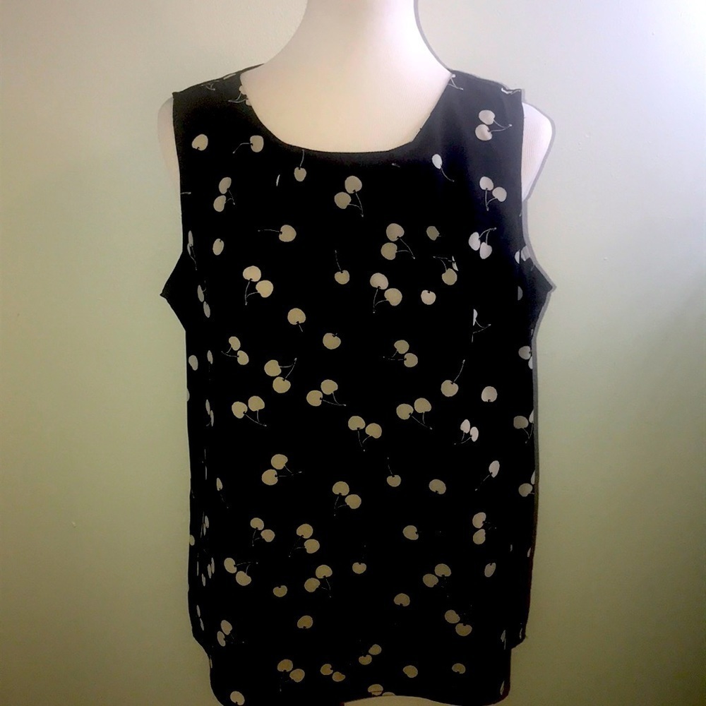 Coldwater Creek black shell Sz L